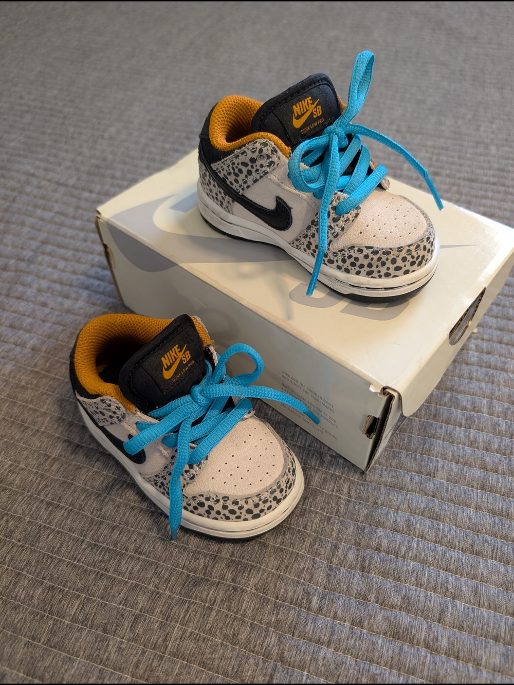 Toddler 5c Nike SB Dunk Low Electric Pack Olympic Safari